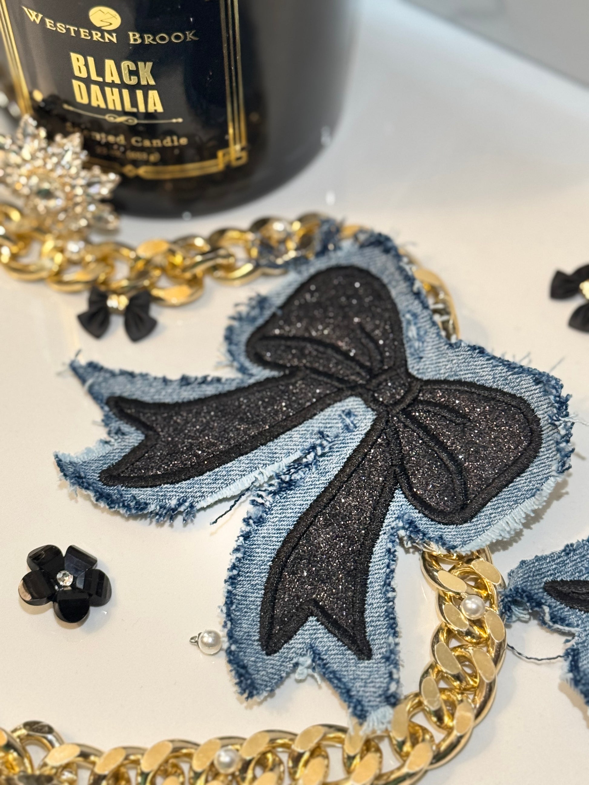Denim Bows