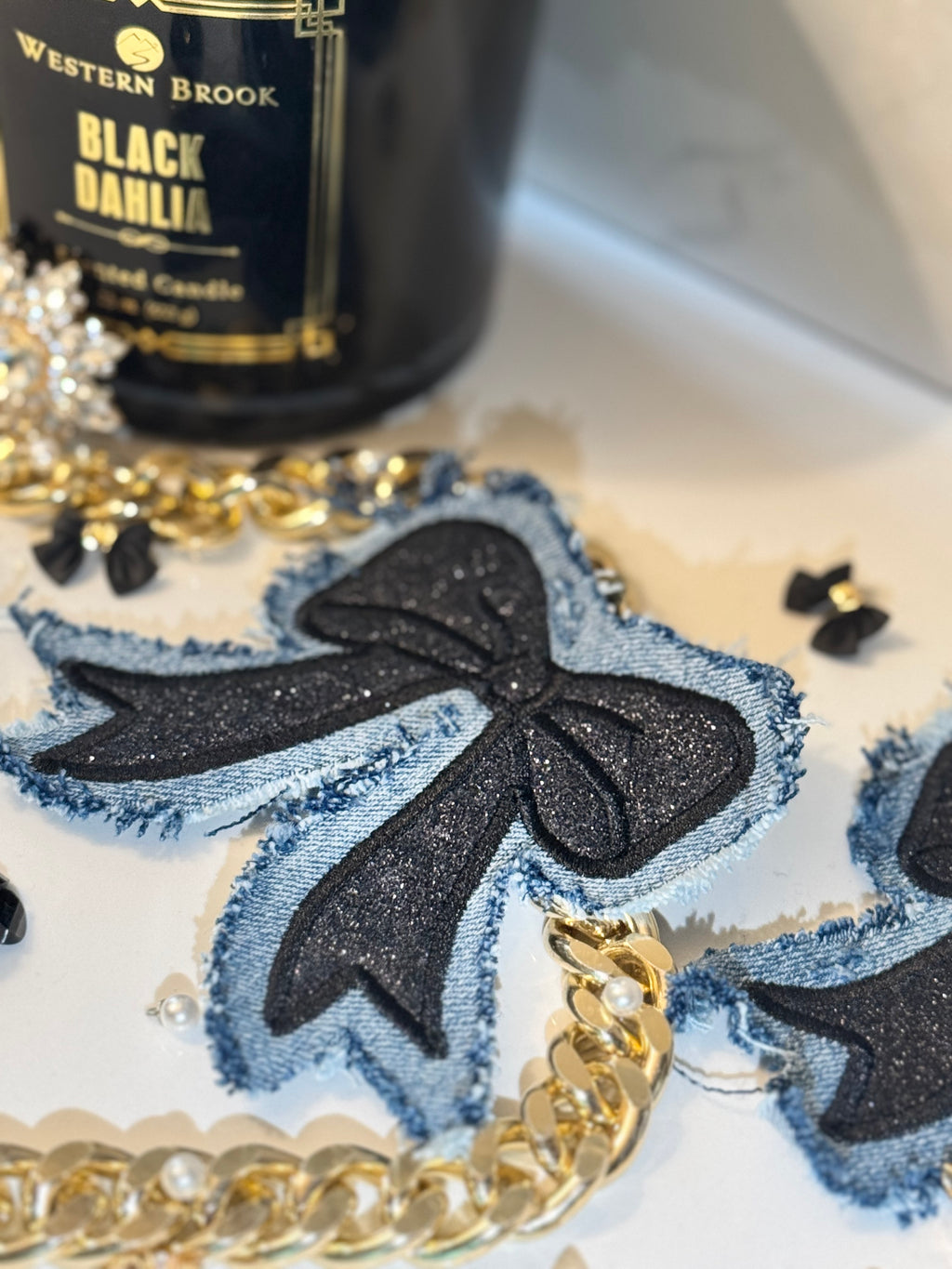 Denim Bows