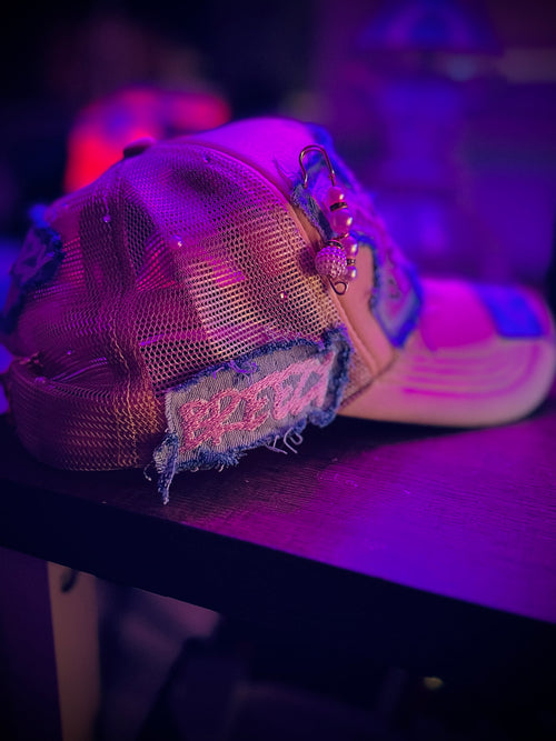 Breezy Bowl XX Trucker Hat Tan/Pink