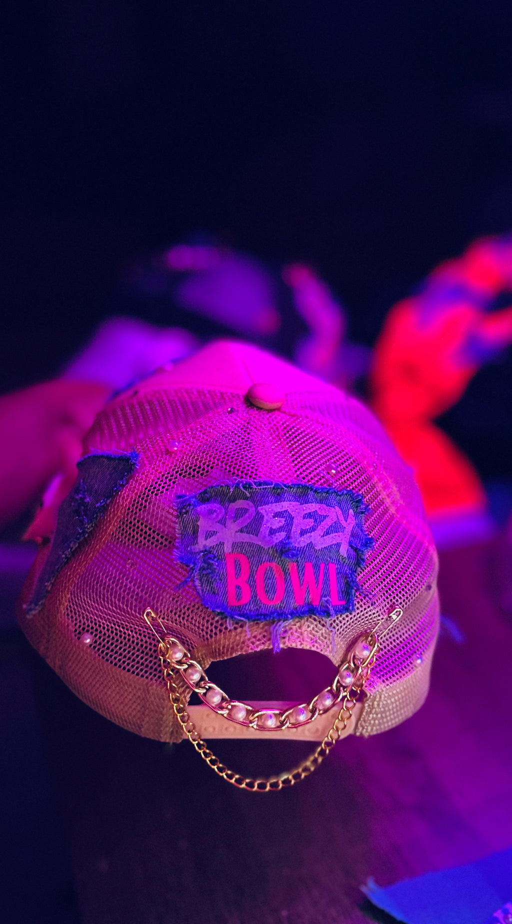 Breezy Bowl XX Trucker Hat Tan/Pink