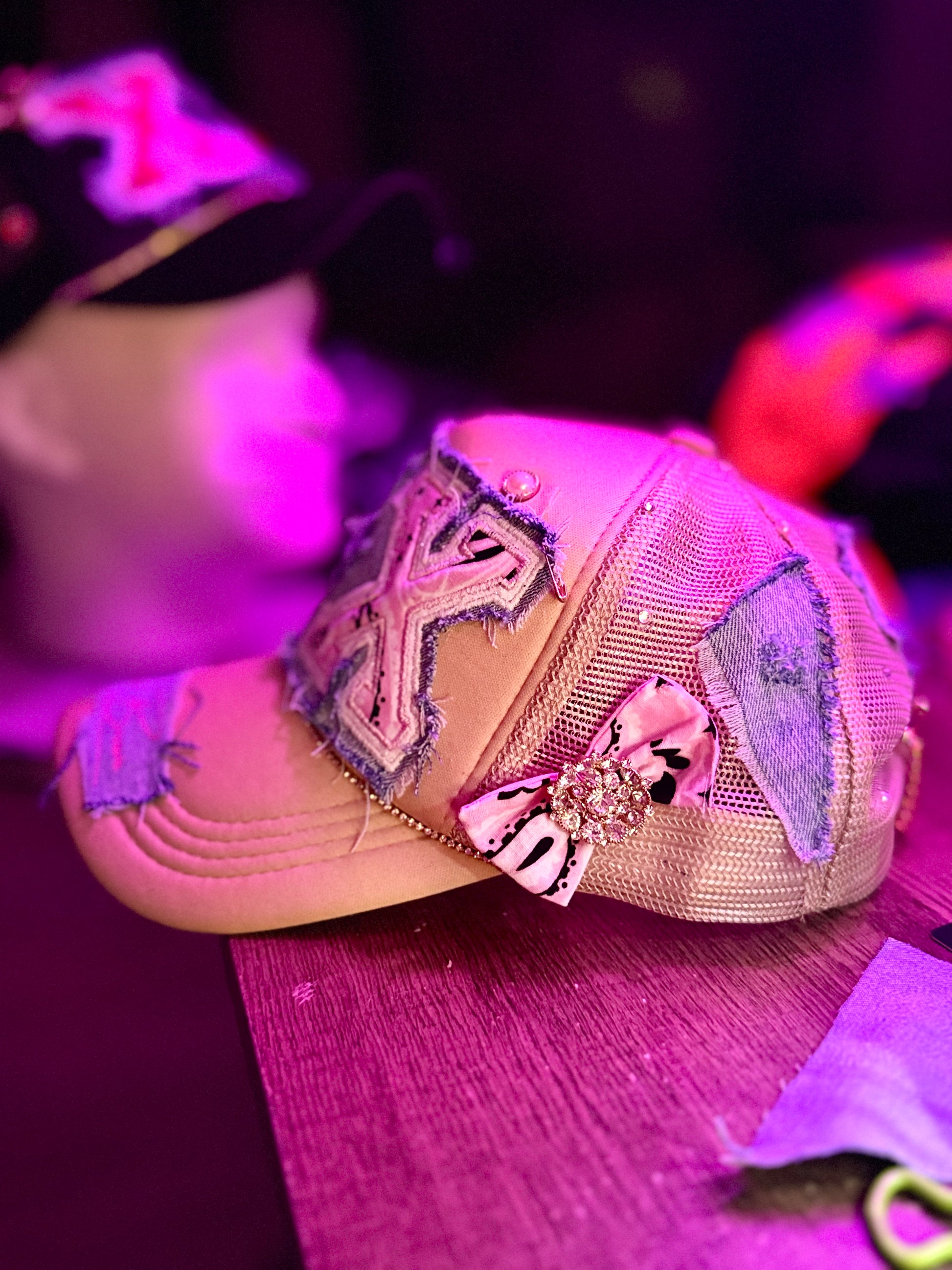 Breezy Bowl XX Trucker Hat Tan/Pink