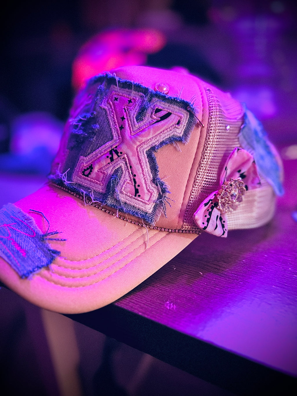 Breezy Bowl XX Trucker Hat Tan/Pink