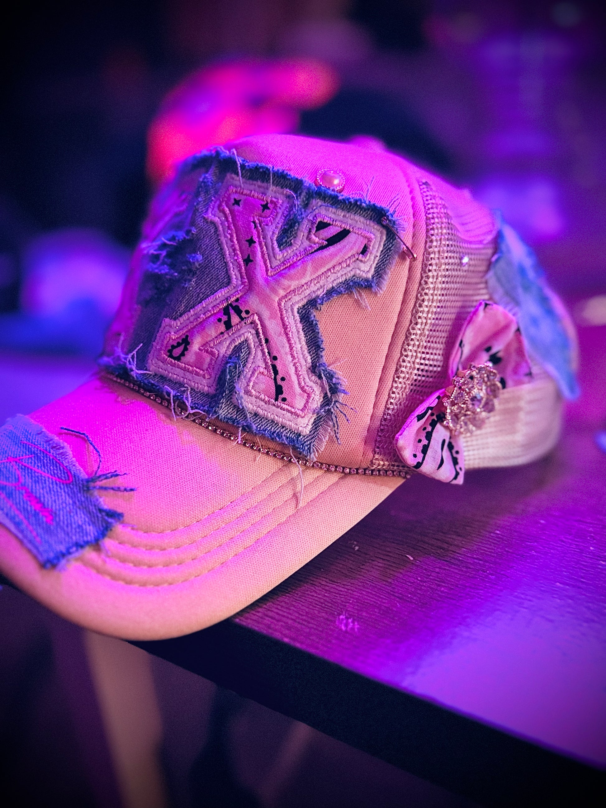 Breezy Bowl XX Trucker Hat Tan/Pink